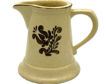 Vintage Pfaltzgraff Village Creamer | Rustic Farmhouse Decor - 1970s