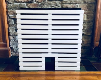 Custom Solid Wood Pet Gate – Mid Century Modern Design - Baby Security - Made To Fit