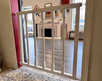 Geometric Gate Cat Door Pet Security Gate Modern Baby Gate Barn Door