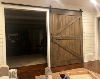 Barn Doors Any Size Sliding Barn Doors Hardware Included Etsy