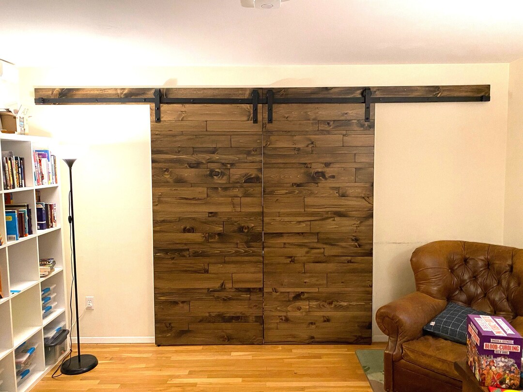 Custom Slat Barn Door – Handmade Interior Sliding Door With Hardware - Etsy