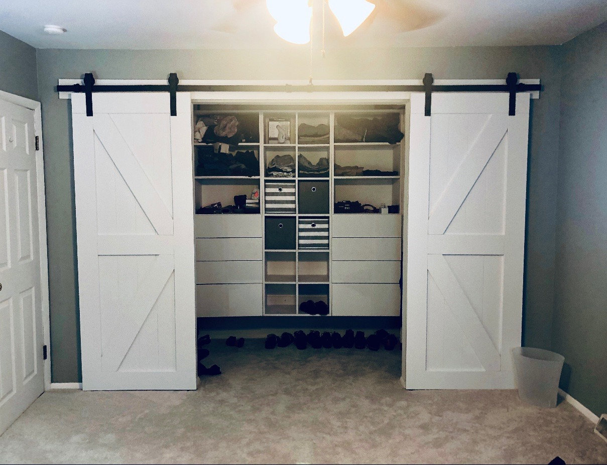 Custom Handmade Interior Sliding Barn Door - Hardware Included