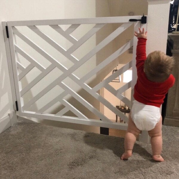 Barn Wood Baby Gate Etsy
