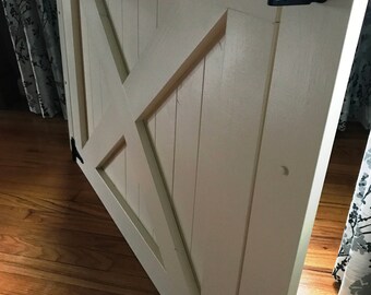 Sliding Barn Dutch Door Dog Gate Pet Security Gate Barn Door Baby
