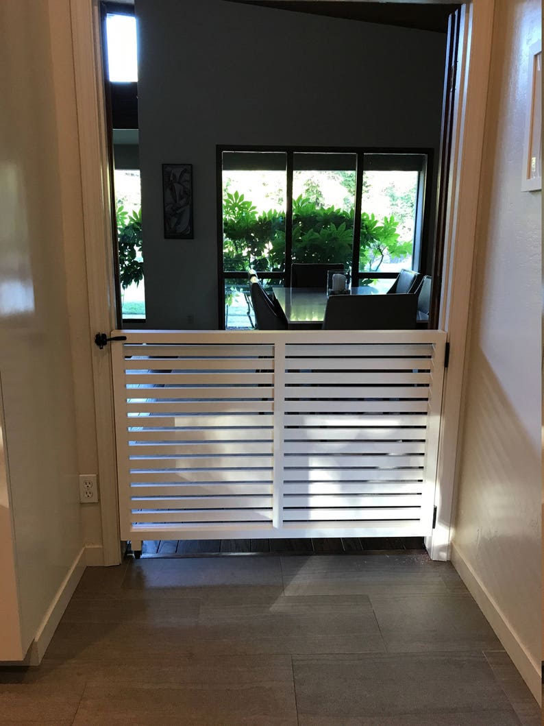 Mid Century Modern Gate Dog Gate Pet Security Gate Etsy Sweden