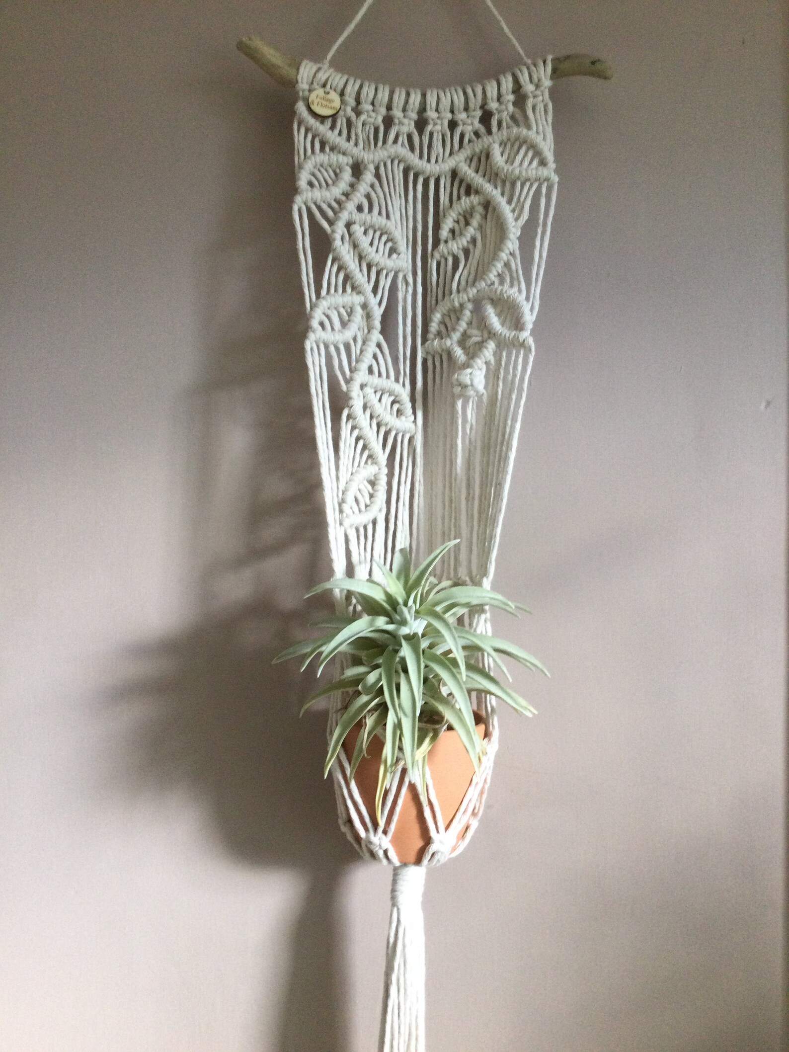 Macrame Wall Hanging Planter Indoor Plant Holder Boho Plant Etsy UK