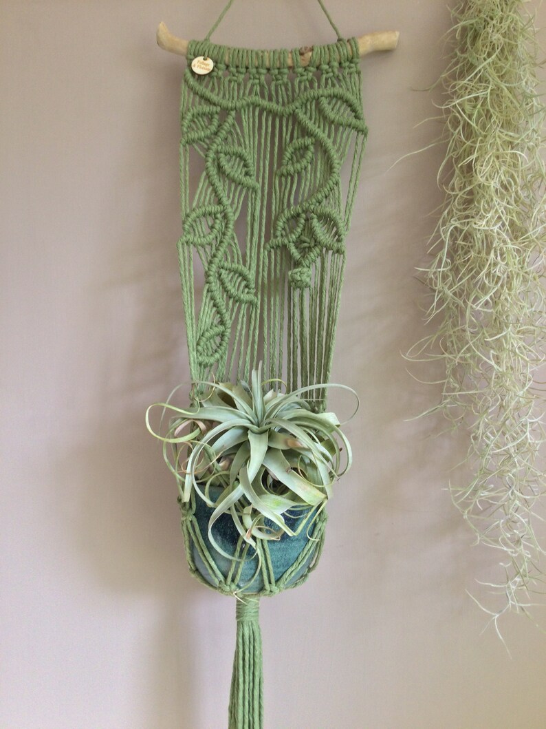 Macrame Wall Hanging Planter Indoor Plant Holder Boho Plant Etsy UK