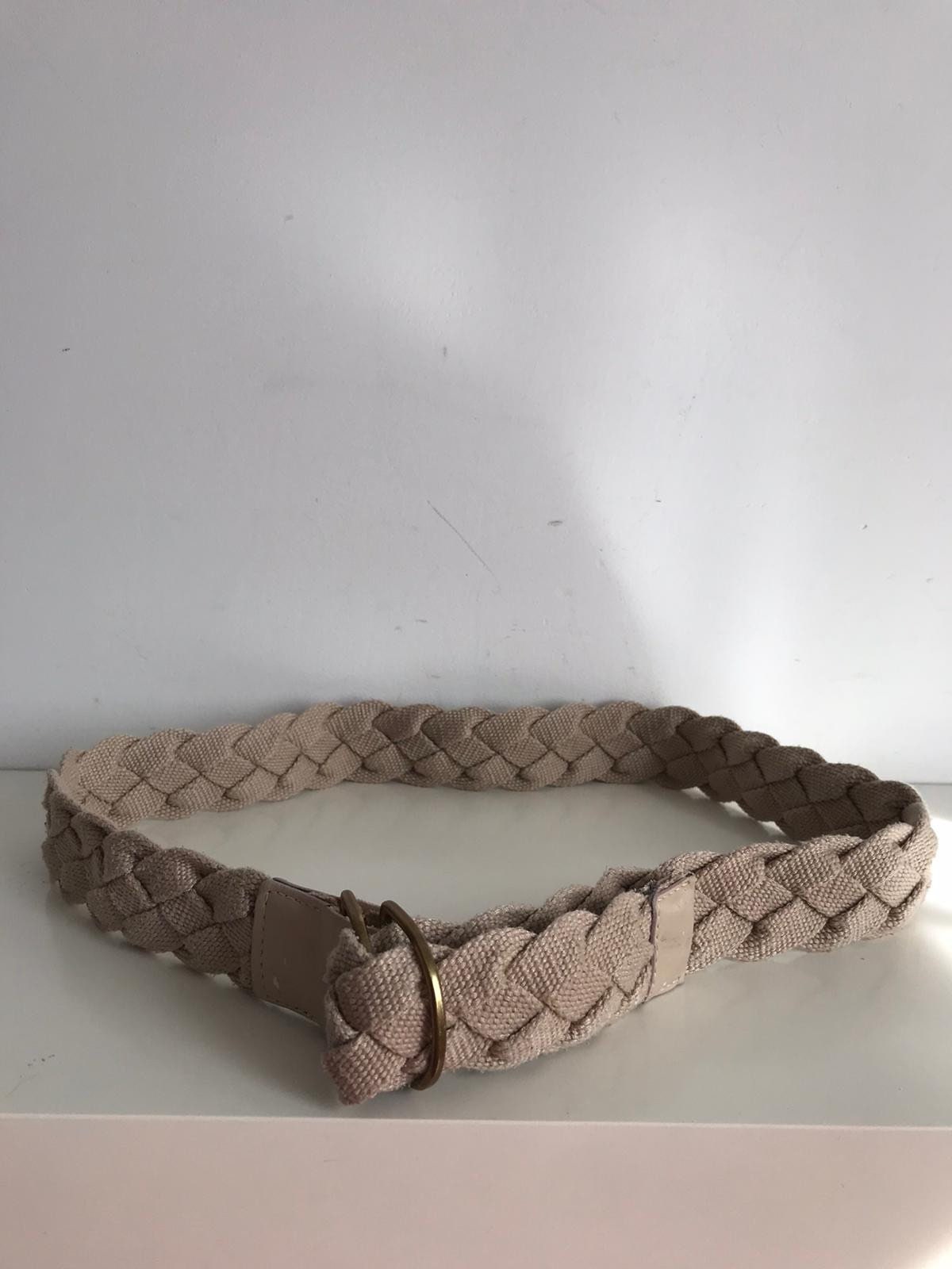Vintage Wide Woven D-Ring Belt adjustable Beige Natural D-Ring Cotton Belt | Buck Mason main image 2