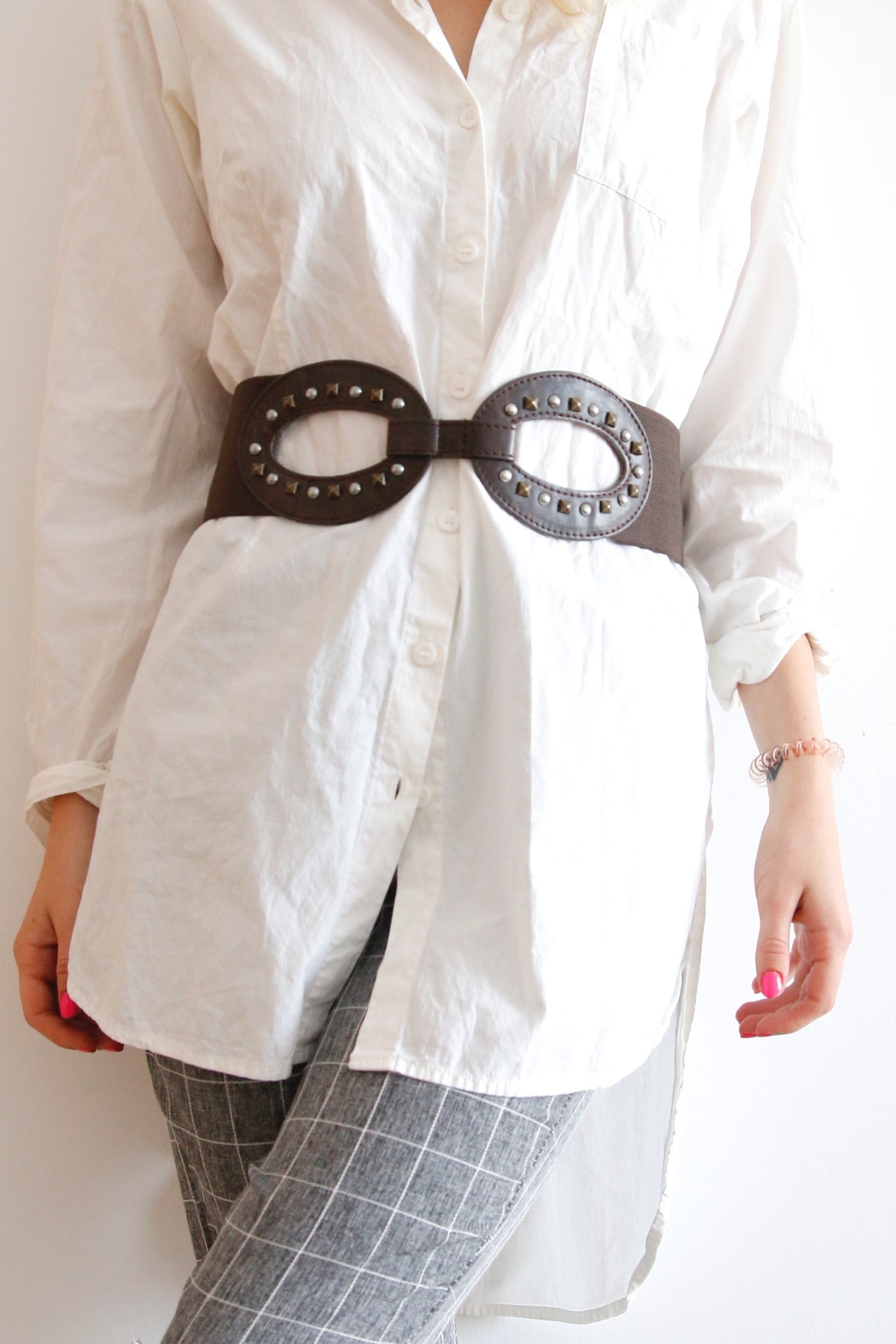 Brown Comfort Waist Belt main image 1