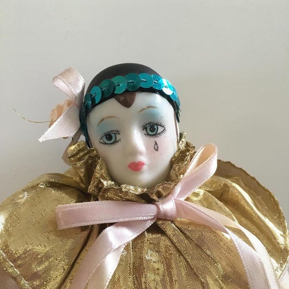 porcelain jester doll