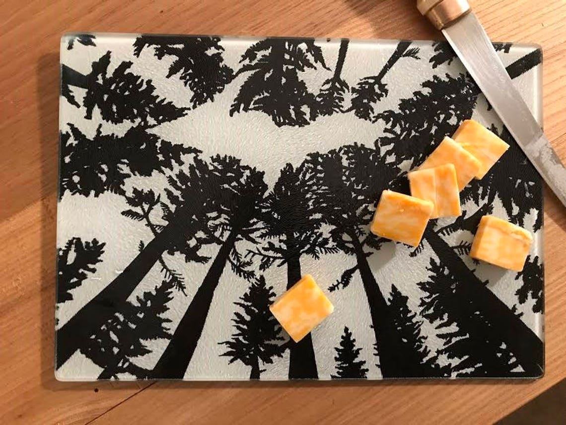 Tempered Glass Cutting Boards Etsy