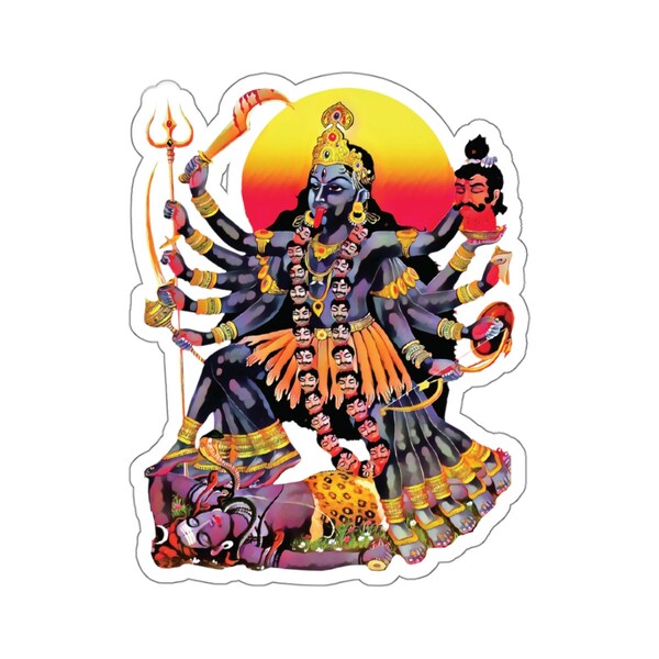 Hindu Goddess Kali Sticker | Hindu Sticker | Kali Decal