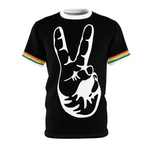 LGBTQ Supporter Peace Tee, Perfect Gift for Allies