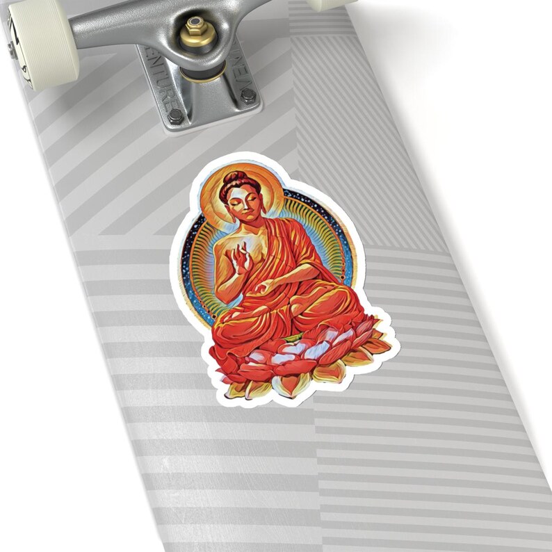 Buddha Sticker Buddhism Decal for Water Bottles Yoga Meditation - Etsy
