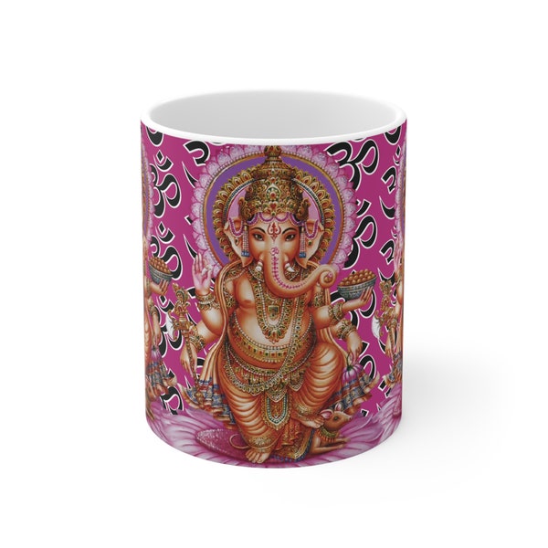 Hindu God Ganesha Mug 11oz | Hindu Mug | Perfect for Yogi