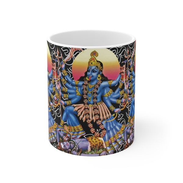 Hindu Goddess Kali Mug 11oz | Hindu Mug | Perfect for Yogi