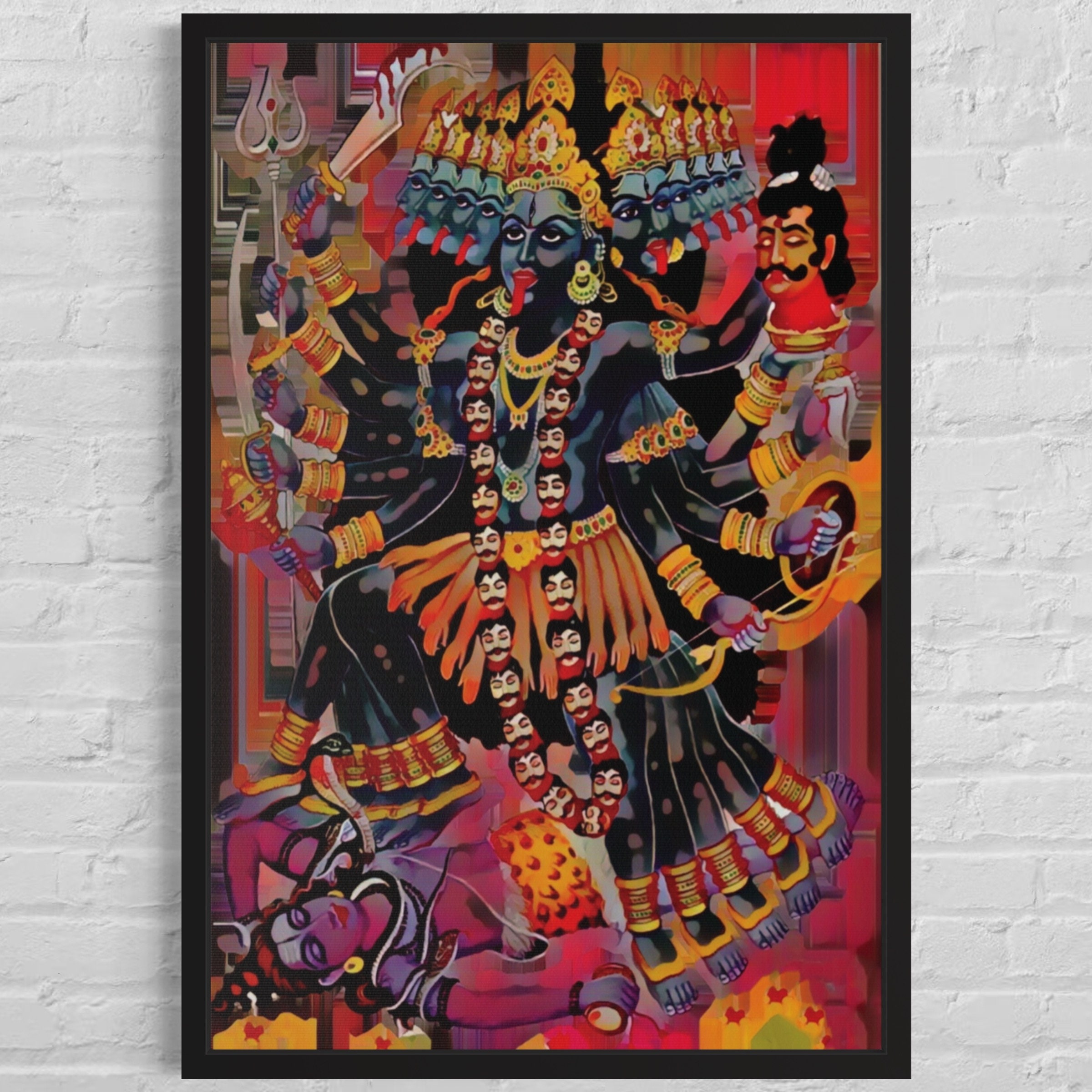 Kali Digital Download | Hindu Goddess Art | High-resolution Printable ...