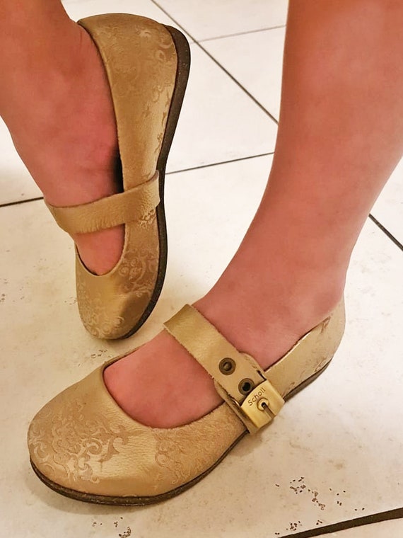DR.SCHOLL Vintage Paisley Genuine Leather Mary Janes … Gem