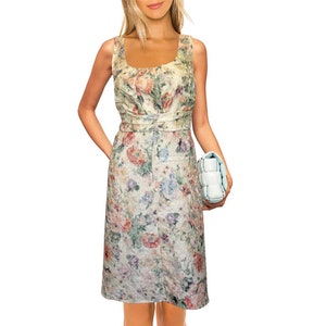 CONTAINER Denmark Elegant Vintage Romantic Dress Strap Dress Smog NEW Gr.42