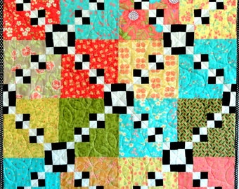 Leftovers Scrap Quilt Pattern, Jelly Roll & Layer Cake Friendly (Digital Download)
