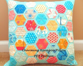 Charming Hexagon Pillow Pattern PDF
