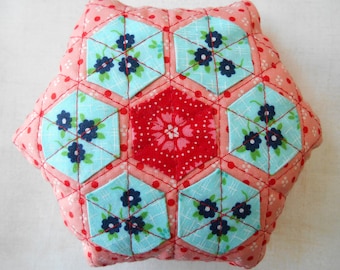Hexie Pincushion 4 1/4" X 5 1/4"