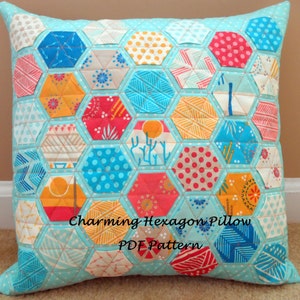 Charming Hexagon Pillow Pattern PDF