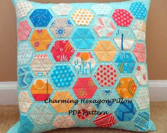 Charming Hexagon Pillow Pattern PDF