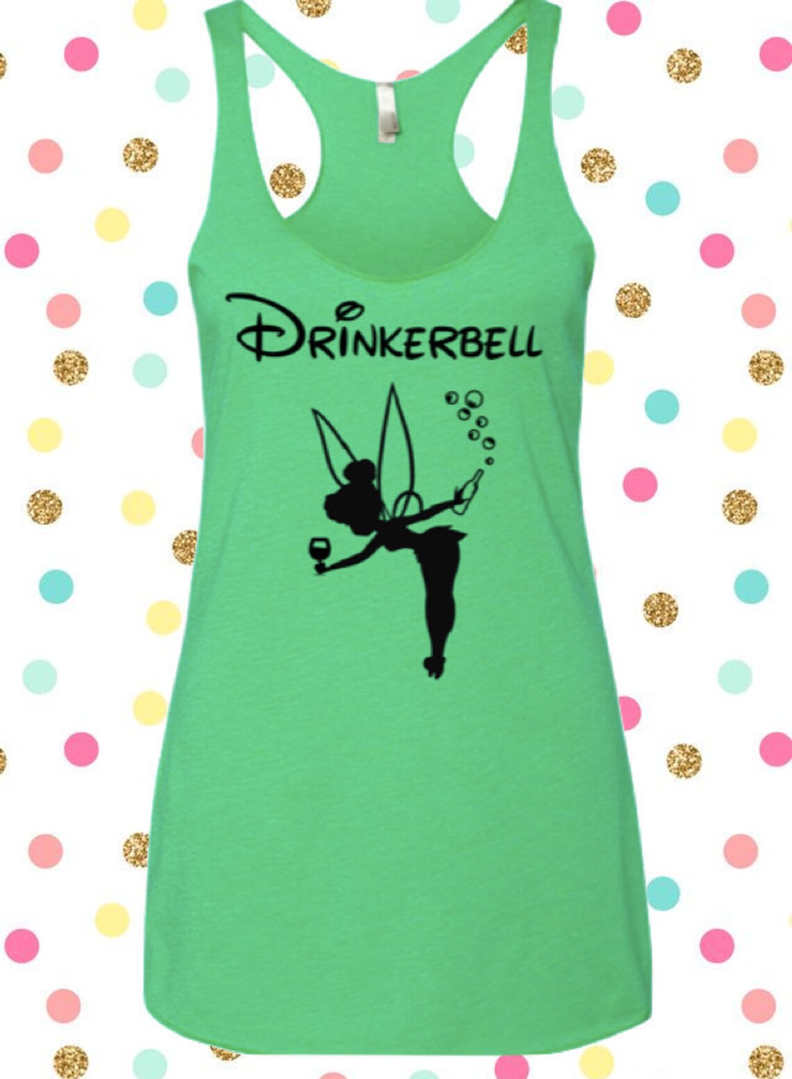 Drinkerbell Tank Top Disney Tank Disney Shirt Vacation Tank Etsy