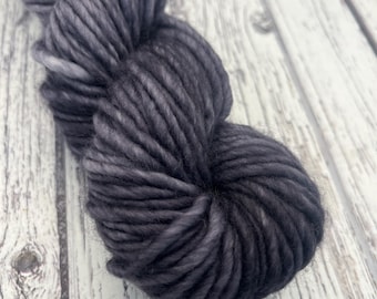 Lana merino gruesa al 80%, gris