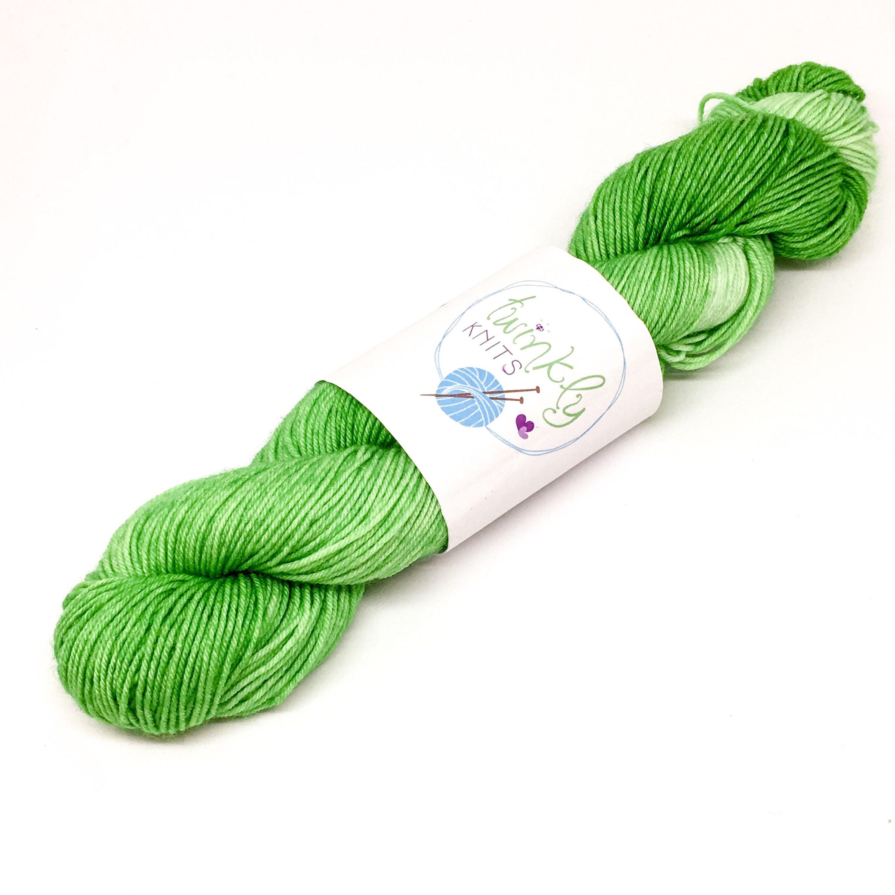 Green Merino Nylon Gradient Dye Yarn 4 Ply Sock Yarn Hand Etsy UK