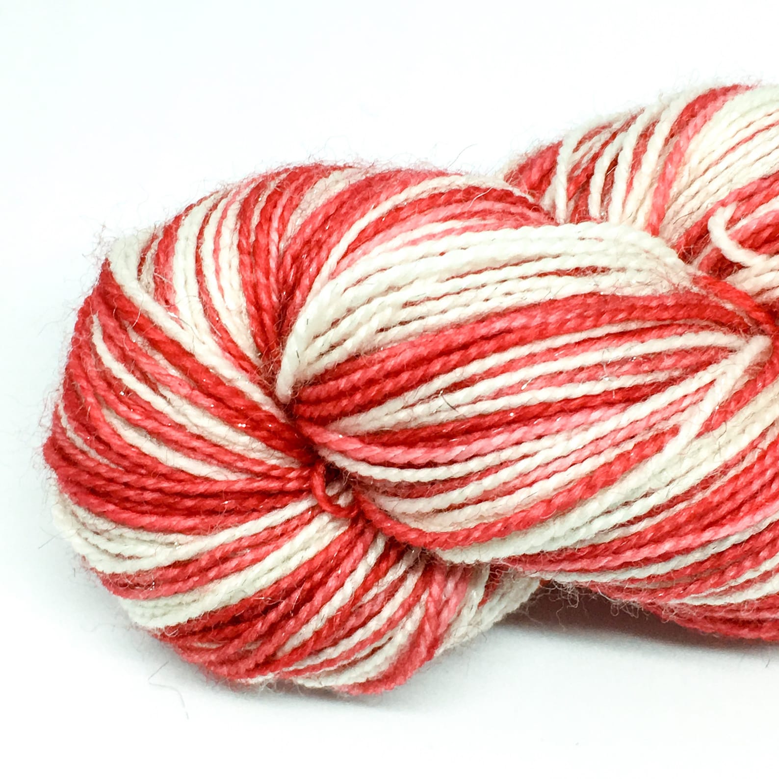 Red Self Striping Sock Yarn Christmas Yarn 100g Candy Cane - Etsy