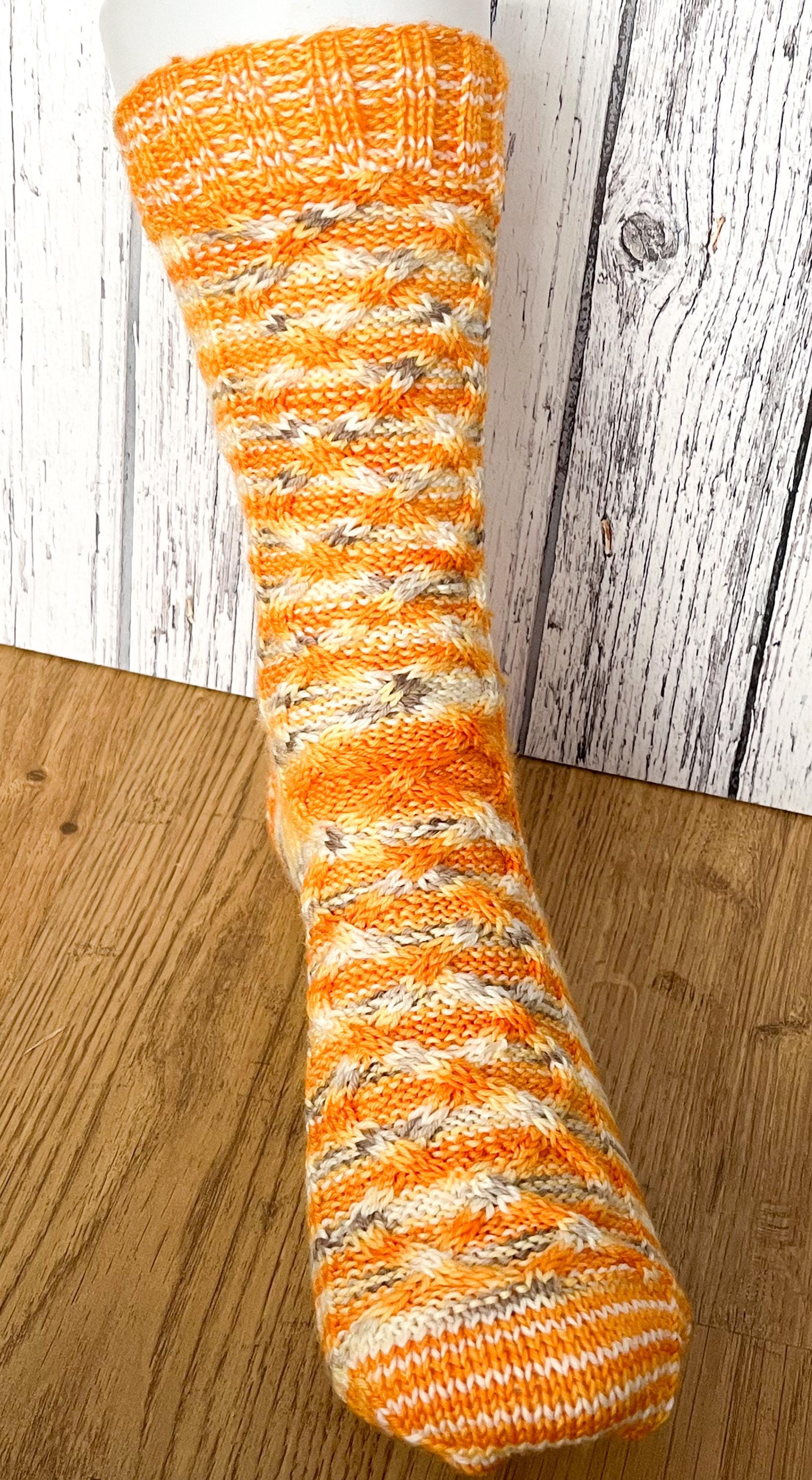 Pie Lattice Sock Pattern, PDF Download, Cabled Sock Pattern, Knitted ...