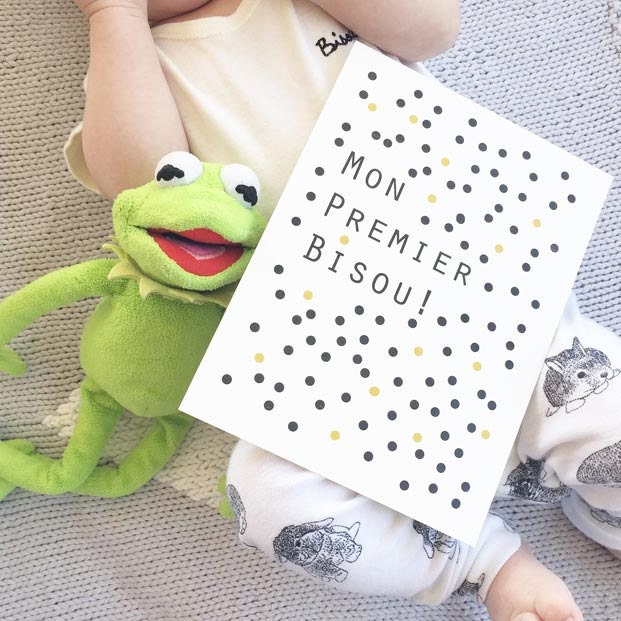 Etapes Bebe Black Peas Pochon Creation With Etsy