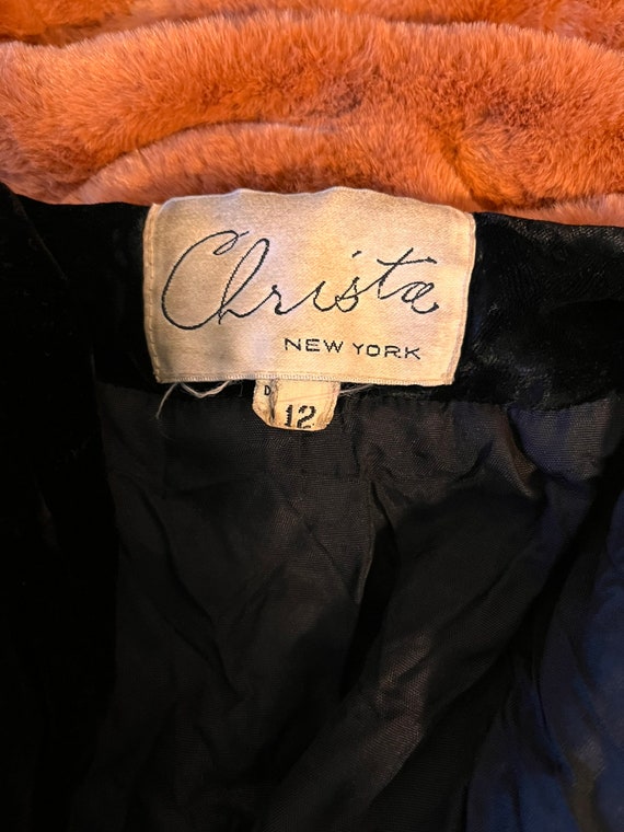 Christa New York Vintage Velvet Jacket - image 8