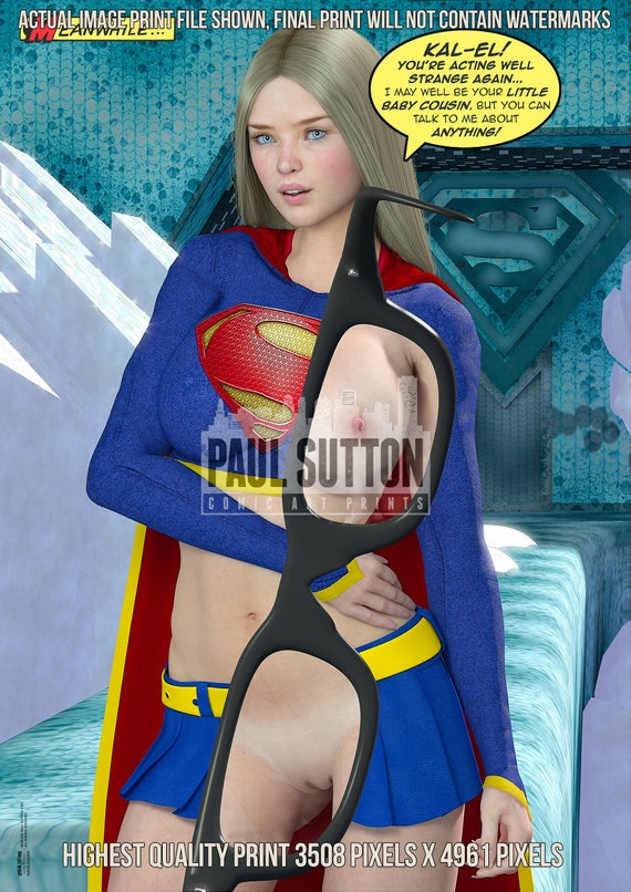 Sexy Supergirl Naakt