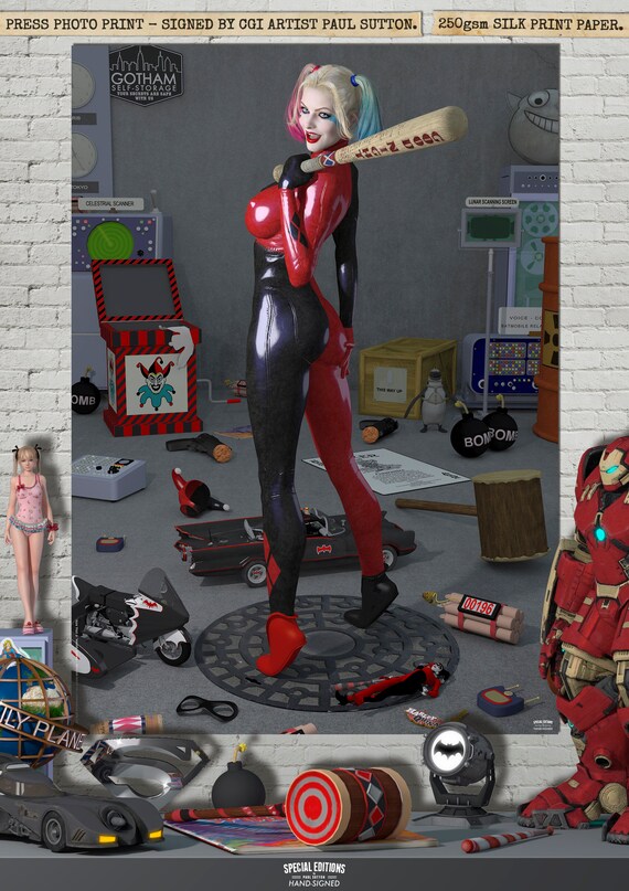 Harley Quinn Suicide Squad Margot Robbie SEXY 'it Still Fits' DC Comic  Print Signed by CGI Artist Paul Sutton Gotham Batman Joker Hero - Etsy  Canada