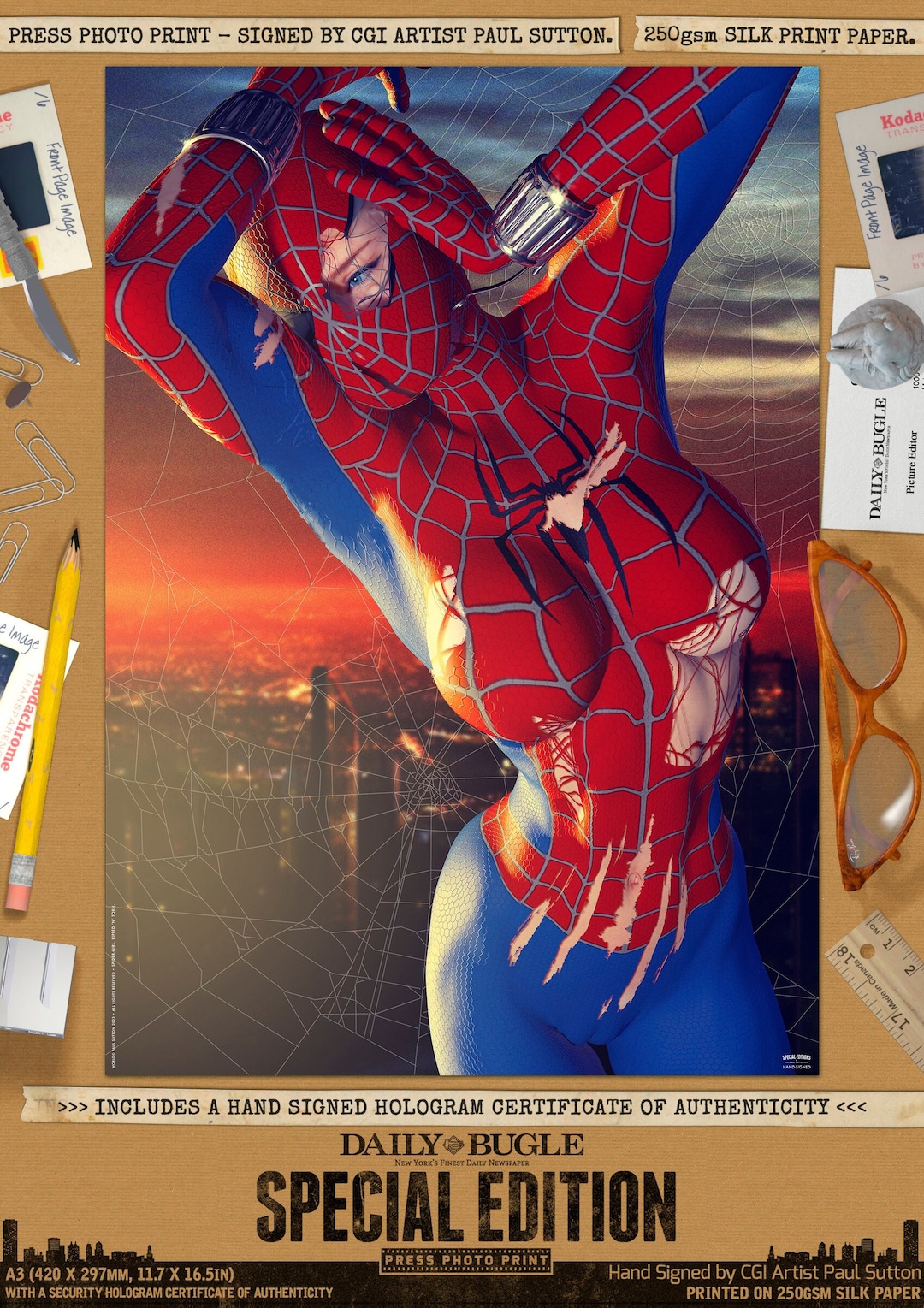 Spider-girl SEXY Mayday Parker MARVEL Comic Signed Print by Paul Sutton Tom  Holland Spiderman Ripped 'N' Torn Print Poster the Bugle - Etsy