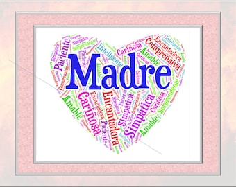 Madre Word Art