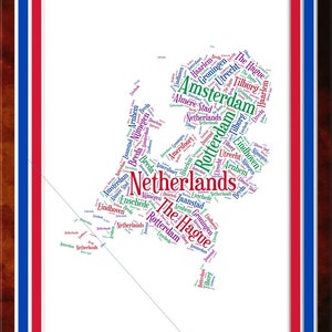 The Netherlands Word Art image 2