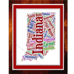 Art des mots de l&#39;Indiana