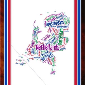 The Netherlands Word Art image 3