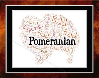 Pomeranian Word Art