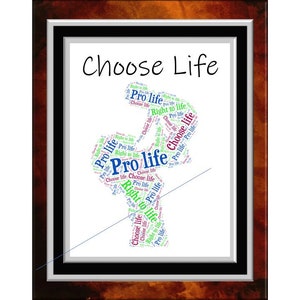 Pro Life with Mom Holding Child Overhead