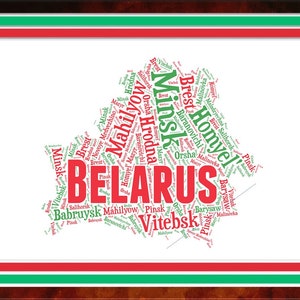 Belarus Word Art