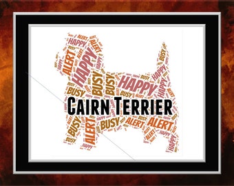 Cairn Terrier Word Art