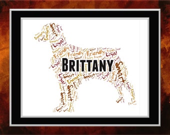 Brittany Word Art