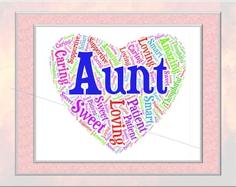 Aunt Word Art