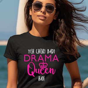 Desi Pop Culture Tee with Bollywood Movie Quote, Hindi Cinema T-Shirt for Men and Women, Indian Film Vibe, South Asian Meme Shirt