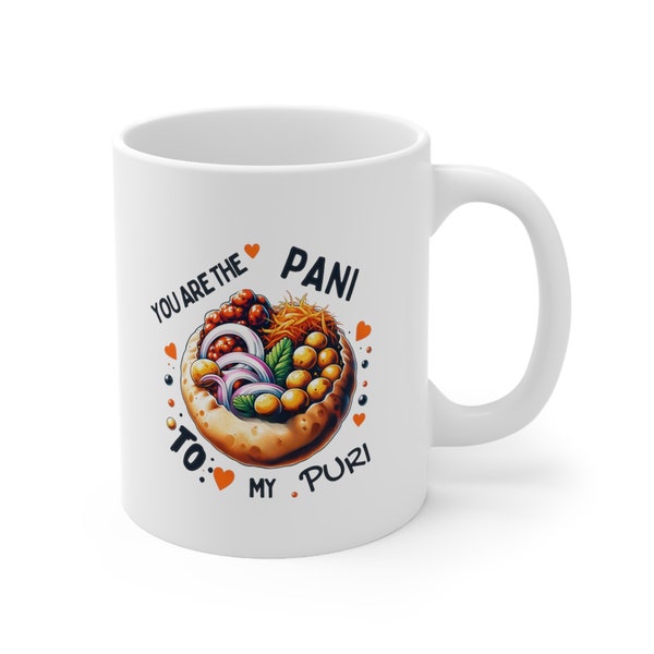 Indian Tea Mug | Bollywood Chai Lover Gift | Desi Chai Cup | South Asian Coffee Mug | Funny Graphic Coffee Lovers Mug | You Are The Pani